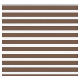 Estor cebra marrón 155x100 cm tejido ancho 150,9 cm poliéster de , Persianas y estores - Ref: Foro24-4014324, Precio: 30,90 €...