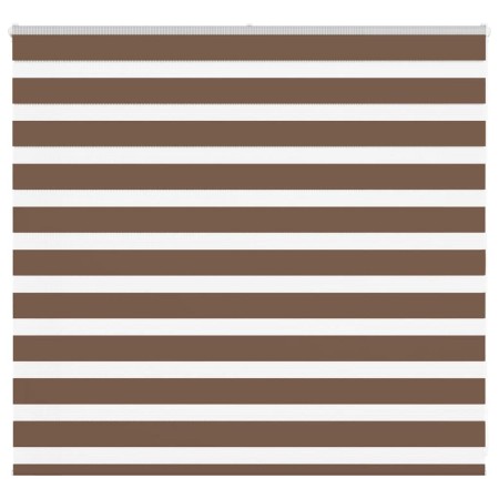 Estor cebra marrón 155x100 cm tejido ancho 150,9 cm poliéster de , Persianas y estores - Ref: Foro24-4014324, Precio: 30,90 €...