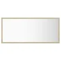 Espejo de baño LED acrílico color roble Sonoma 90x8,5x37 cm de vidaXL, Tocadores de baño - Ref: Foro24-804935, Precio: 47,21 ...