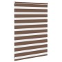 Estor cebra marrón 100x100 cm tejido ancho 95,9 cm poliéster de , Persianas y estores - Ref: Foro24-4014313, Precio: 23,12 €,...