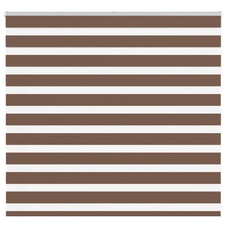 Estor cebra marrón 165x100 cm tejido ancho 160,9 cm poliéster de , Persianas y estores - Ref: Foro24-4014326, Precio: 27,12 €...