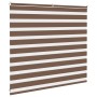 Estor cebra marrón 165x100 cm tejido ancho 160,9 cm poliéster de , Persianas y estores - Ref: Foro24-4014326, Precio: 27,12 €...