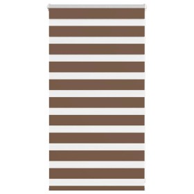Estor cebra marrón 90x100 cm tejido ancho 85,9 cm poliéster de , Persianas y estores - Ref: Foro24-4014311, Precio: 19,63 €, ...