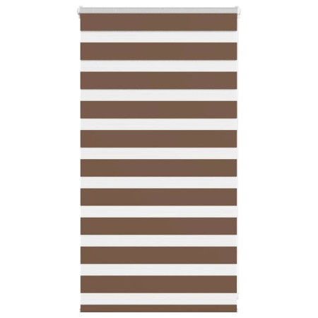 Estor cebra marrón 90x100 cm tejido ancho 85,9 cm poliéster de , Persianas y estores - Ref: Foro24-4014311, Precio: 19,63 €, ...