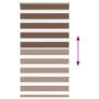 Estor cebra marrón 90x100 cm tejido ancho 85,9 cm poliéster de , Persianas y estores - Ref: Foro24-4014311, Precio: 19,63 €, ...