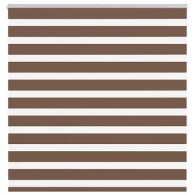 Estor cebra marrón 140x150 cm tejido ancho 135,9 cm poliéster de , Persianas y estores - Ref: Foro24-4014347, Precio: 33,53 €...