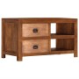 Mesa de centro con 2 cajones madera maciza de mango 90x40x50 cm en Mesas de centro | Comprar online en Foru.es