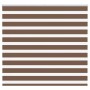 Estor cebra marrón 160x150 cm tejido ancho 155,9 cm poliéster de , Persianas y estores - Ref: Foro24-4014351, Precio: 33,87 €...