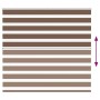 Estor cebra marrón 160x150 cm tejido ancho 155,9 cm poliéster de , Persianas y estores - Ref: Foro24-4014351, Precio: 33,87 €...