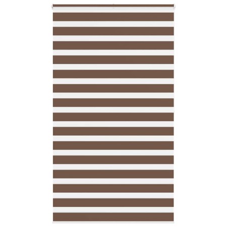 Estor cebra marrón 125x200 cm tejido ancho 120,9 cm poliéster de , Persianas y estores - Ref: Foro24-4014370, Precio: 26,51 €...