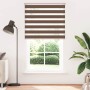 Estor cebra marrón 125x200 cm tejido ancho 120,9 cm poliéster de , Persianas y estores - Ref: Foro24-4014370, Precio: 26,51 €...