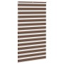 Estor cebra marrón 125x200 cm tejido ancho 120,9 cm poliéster de , Persianas y estores - Ref: Foro24-4014370, Precio: 26,51 €...