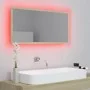 Espejo de baño LED acrílico color roble Sonoma 90x8,5x37 cm de vidaXL, Tocadores de baño - Ref: Foro24-804935, Precio: 47,21 ...