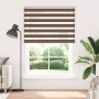 Estor cebra marrón 160x230 cm tejido ancho 155,9 cm poliéster de , Persianas y estores - Ref: Foro24-4014403, Precio: 39,37 €...
