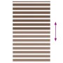 Estor cebra marrón 150x230 cm tejido ancho 145,9 cm poliéster de , Persianas y estores - Ref: Foro24-4014401, Precio: 37,74 €...