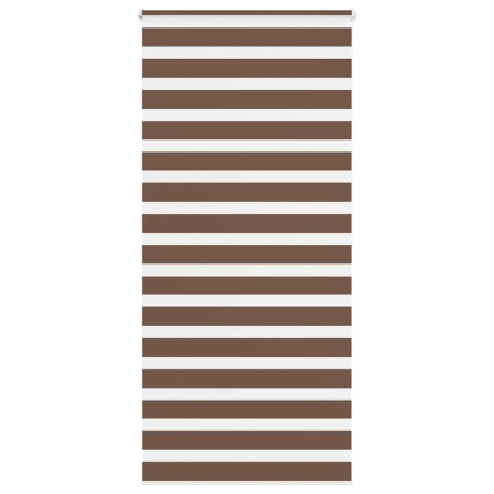 Estor cebra marrón 95x200 cm tejido ancho 90,9 cm poliéster de , Persianas y estores - Ref: Foro24-4014364, Precio: 22,75 €, ...