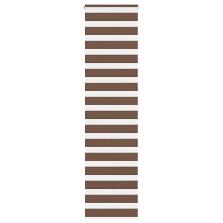 Estor cebra marrón 65x200 cm tejido ancho 60,9 cm poliéster de , Persianas y estores - Ref: Foro24-4014358, Precio: 22,58 €, ...