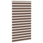 Estor cebra marrón 135x230 cm tejido ancho 130,9 cm poliéster de , Persianas y estores - Ref: Foro24-4014398, Precio: 28,58 €...