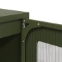 Aparador de acero verde oliva 68x39x111,5 cm de , Aparadores - Ref: Foro24-853366, Precio: 148,66 €, Descuento: %