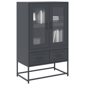 Aparador de acero antracita 68x39x111,5 cm de , Aparadores - Ref: Foro24-853364, Precio: 145,95 €, Descuento: %