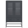 Aparador de acero antracita 68x39x111,5 cm de , Aparadores - Ref: Foro24-853364, Precio: 145,95 €, Descuento: %