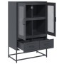 Aparador de acero antracita 68x39x111,5 cm de , Aparadores - Ref: Foro24-853364, Precio: 145,95 €, Descuento: %