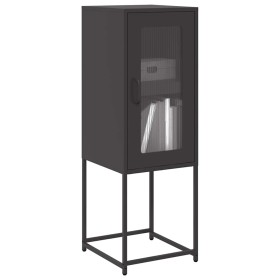 Aparador de acero laminado en frío negro 36x39x107 cm de , Aparadores - Ref: Foro24-853398, Precio: 66,93 €, Descuento: %
