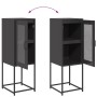 Aparador de acero laminado en frío negro 36x39x107 cm de , Aparadores - Ref: Foro24-853398, Precio: 66,93 €, Descuento: %