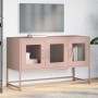 Mueble para TV acero laminado en frío rosa 100,5x39x60,5 cm de , Muebles TV - Ref: Foro24-853339, Precio: 98,88 €, Descuento: %