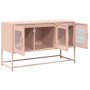 Mueble para TV acero laminado en frío rosa 100,5x39x60,5 cm de , Muebles TV - Ref: Foro24-853339, Precio: 98,88 €, Descuento: %