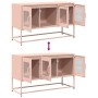 Mueble para TV acero laminado en frío rosa 100,5x39x60,5 cm de , Muebles TV - Ref: Foro24-853339, Precio: 98,88 €, Descuento: %