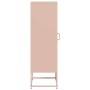 Aparador de acero laminado en frío rosa 36x39x123 cm de , Aparadores - Ref: Foro24-853393, Precio: 96,09 €, Descuento: %