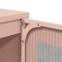 Aparador de acero laminado en frío rosa 36x39x123 cm de , Aparadores - Ref: Foro24-853393, Precio: 96,09 €, Descuento: %