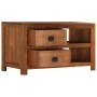 Mesa de centro con 2 cajones madera maciza de mango 90x40x50 cm en Mesas de centro | Comprar online en Foru.es