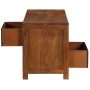 Mesa de centro con 2 cajones madera maciza de mango 90x40x50 cm en Mesas de centro | Comprar online en Foru.es