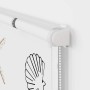 Estor enrollable para ducha con casete 130x240 cm tela ancho de , Persianas y estores - Ref: Foro24-4015026, Precio: 23,84 €,...
