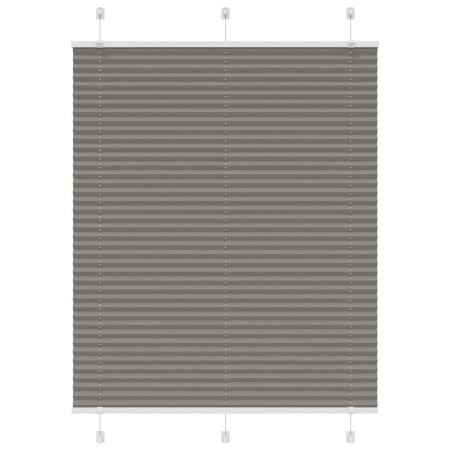 Estor Plisado Antracita 105x150 cm Tela Ancho 104,4cm Poliéster de , Persianas y estores - Ref: Foro24-4015093, Precio: 20,03...