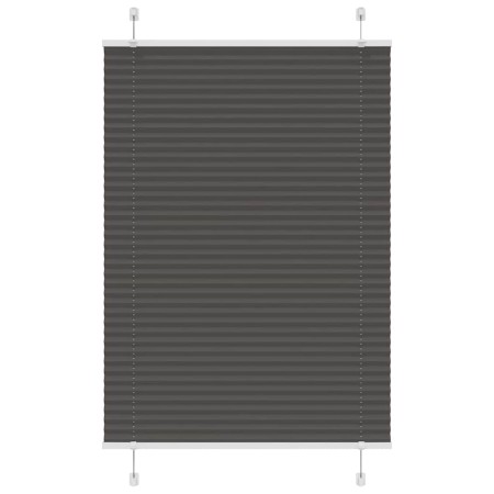 Estor Plisado negro 85x150 cm Tela Ancho 84,4 cm Poliéster de , Persianas y estores - Ref: Foro24-4015140, Precio: 19,65 €, D...