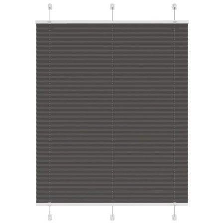 Estor Plisado negro 110x100 cm Tela Ancho 109,4 cm Poliéster de , Persianas y estores - Ref: Foro24-4015128, Precio: 19,05 €,...