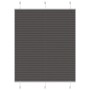 Estor Plisado negro 110x100 cm Tela Ancho 109,4 cm Poliéster de , Persianas y estores - Ref: Foro24-4015128, Precio: 19,05 €,...