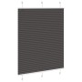 Estor Plisado negro 110x100 cm Tela Ancho 109,4 cm Poliéster de , Persianas y estores - Ref: Foro24-4015128, Precio: 19,05 €,...