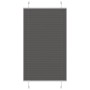 Estor Plisado negro 75x100 cm Tela Ancho 74,4 cm Poliéster de , Persianas y estores - Ref: Foro24-4015121, Precio: 16,21 €, D...