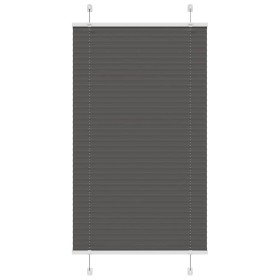 Estor Plisado negro 70x150 cm Tela Ancho 69,4 cm Poliéster de , Persianas y estores - Ref: Foro24-4015137, Precio: 22,19 €, D...