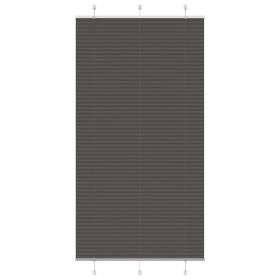 Estor Plisado negro 105x200 cm Tela Ancho 104,4 cm Poliéster de , Persianas y estores - Ref: Foro24-4015161, Precio: 27,23 €,...