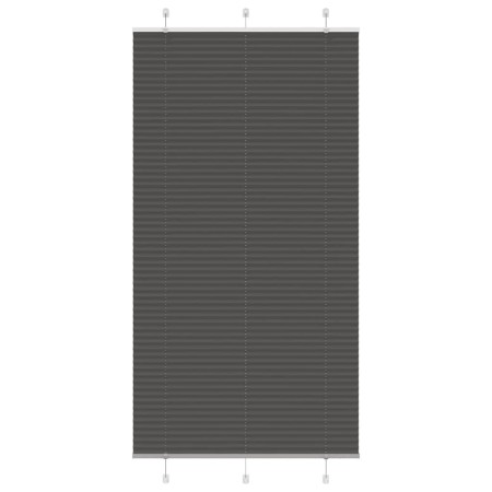 Estor Plisado negro 105x200 cm Tela Ancho 104,4 cm Poliéster de , Persianas y estores - Ref: Foro24-4015161, Precio: 27,23 €,...