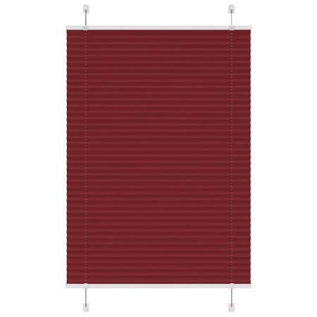 Estor Plisado rojo burdeos 85x100 cm Tela Ancho 84,4 cm de , Persianas y estores - Ref: Foro24-4015225, Precio: 16,96 €, Desc...