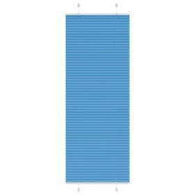 Estor Plisado azul 75x200 cm Tela Ancho 74,4 cm Poliéster de , Persianas y estores - Ref: Foro24-4015206, Precio: 21,71 €, De...