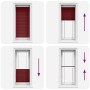 Estor Plisado rojo burdeos 65x150 cm Tela Ancho 64,4 cm de , Persianas y estores - Ref: Foro24-4015238, Precio: 19,53 €, Desc...