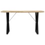 Mesa de comedor de madera maciza de mango 140x80x76 cm en Mesas de comedor | Comprar online en Foru.es