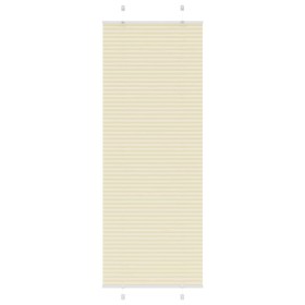 Estor Plisado crema 75x200 cm Tela Ancho 74,4 cm Poliéster de , Persianas y estores - Ref: Foro24-4015308, Precio: 23,14 €, D...
